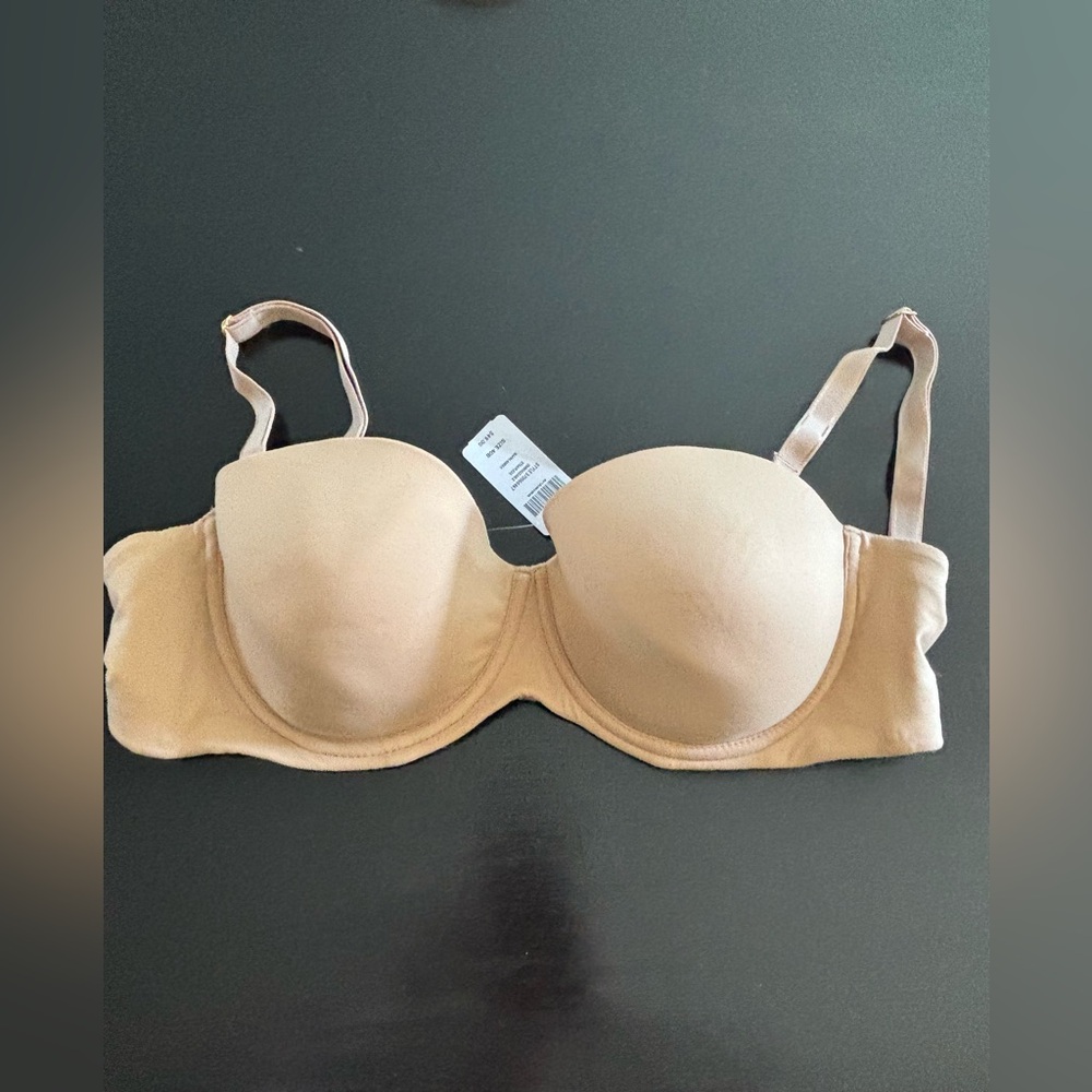 Soma Tan T-Shirt Bra with Seamless Support